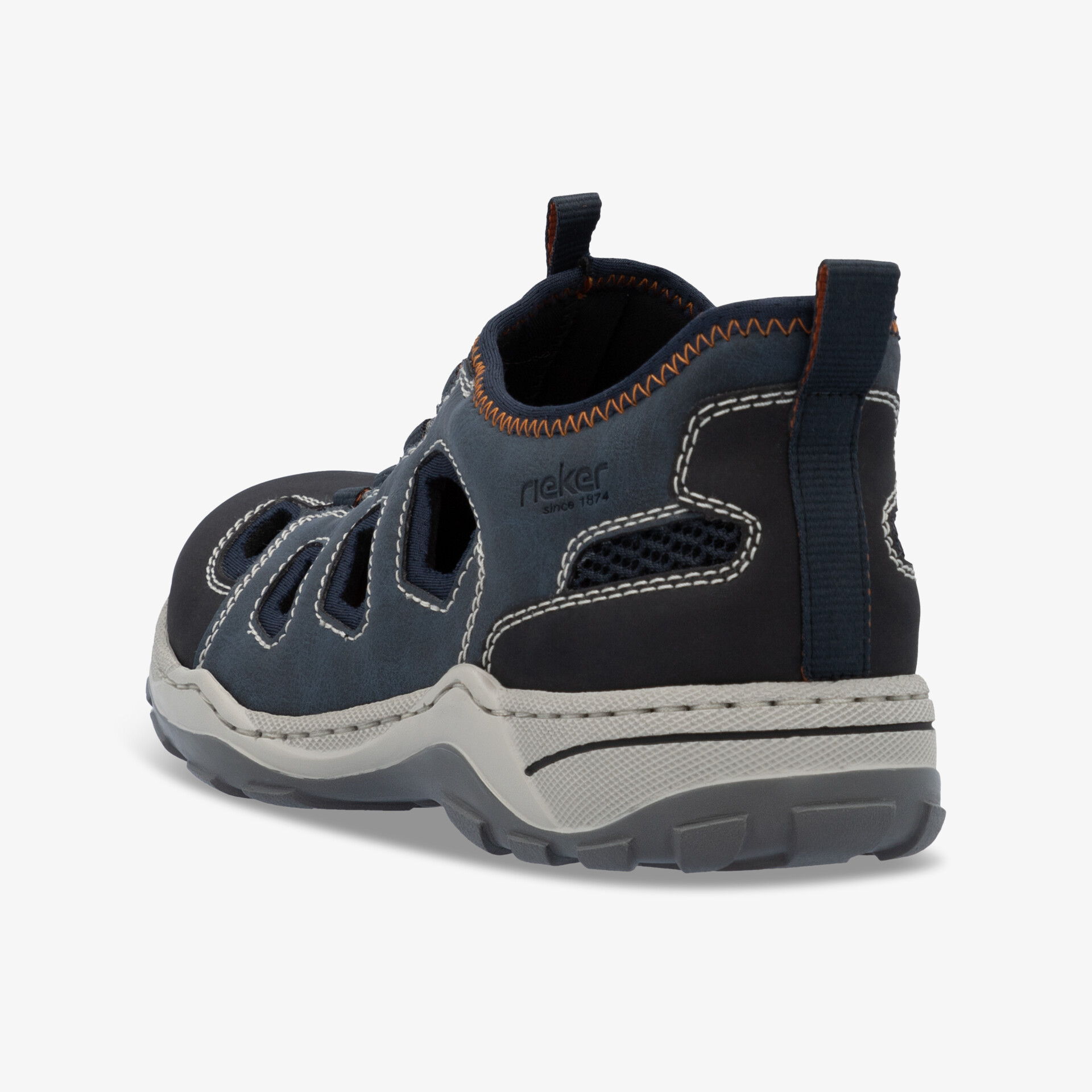rieker Herren Halbschuhe blau