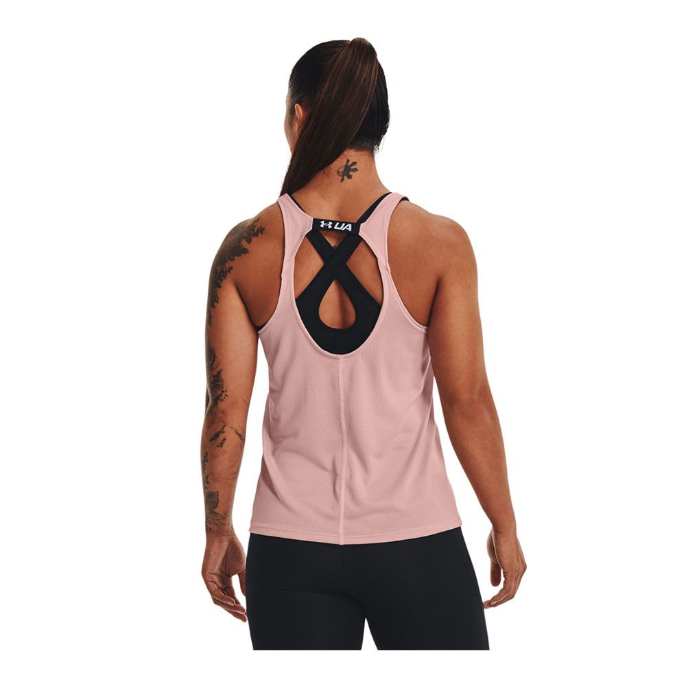 Under Armour FLY-BY - Débardeur Femme rose
