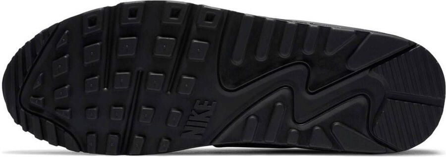 Nike Air Max 90 Sneakers Heren Zwart Mesh Synthetisch