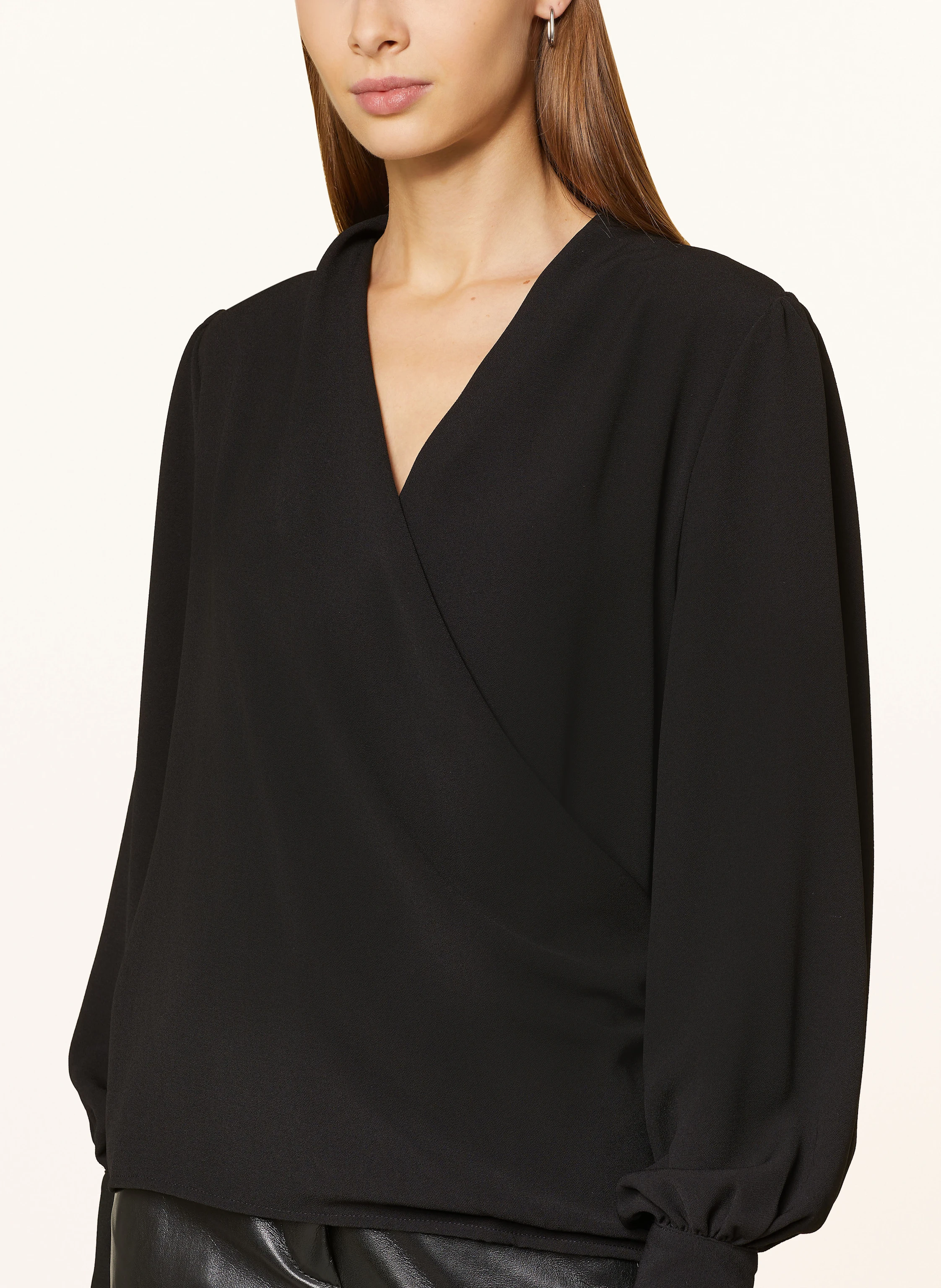 NEO NOIR Blusenshirt VILDRA in Wickeloptik