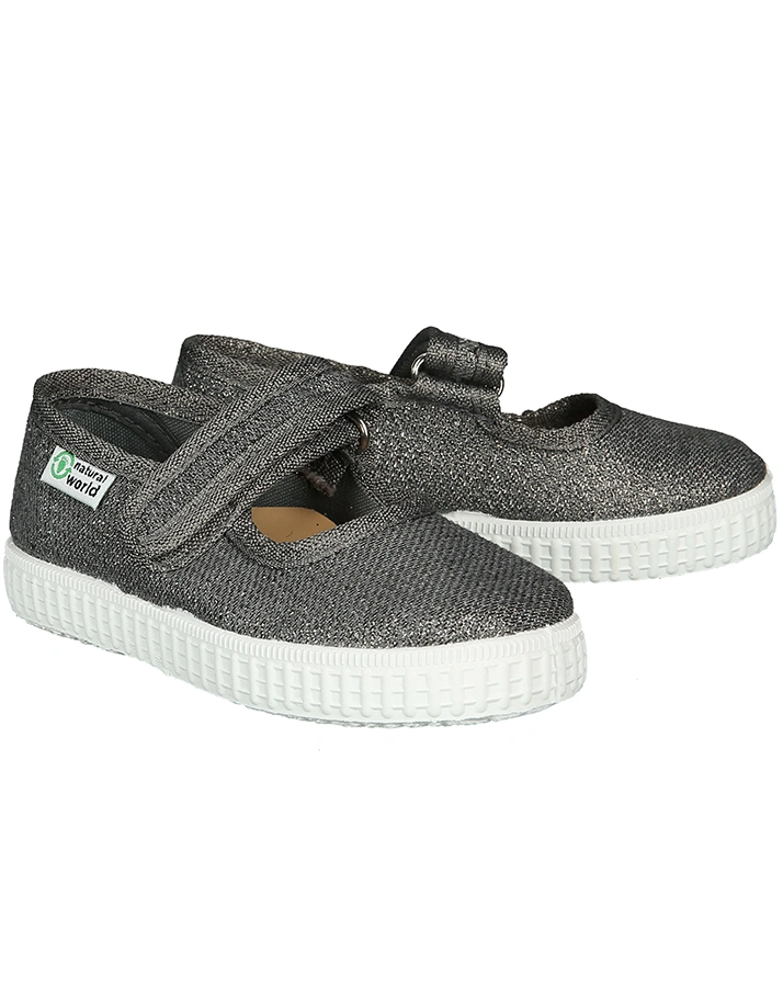 Ballerinas GLITTER GIRL in metallic silber