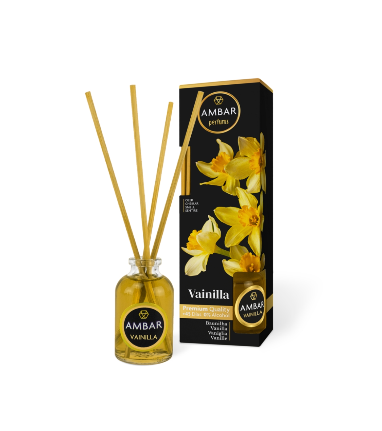 AMBAR Perfums - Ambientador Mikado - Baunilha