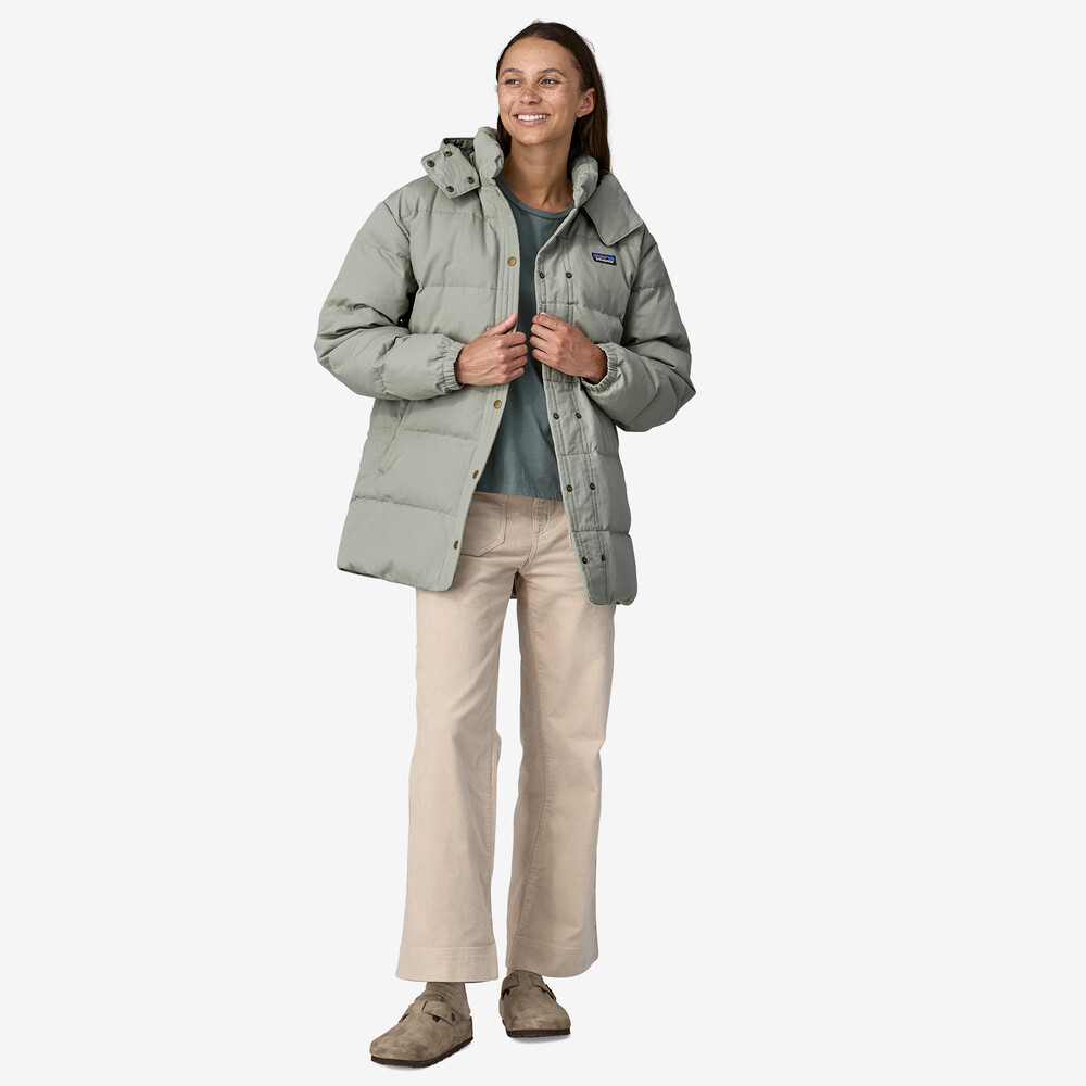 Damen-Daunenparka aus Baumwolle