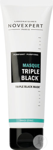 Novexpert Trio-Zinc Masque Triple Black Purifiant Peaux Mixtes À Grasses À Imperfections 70ml