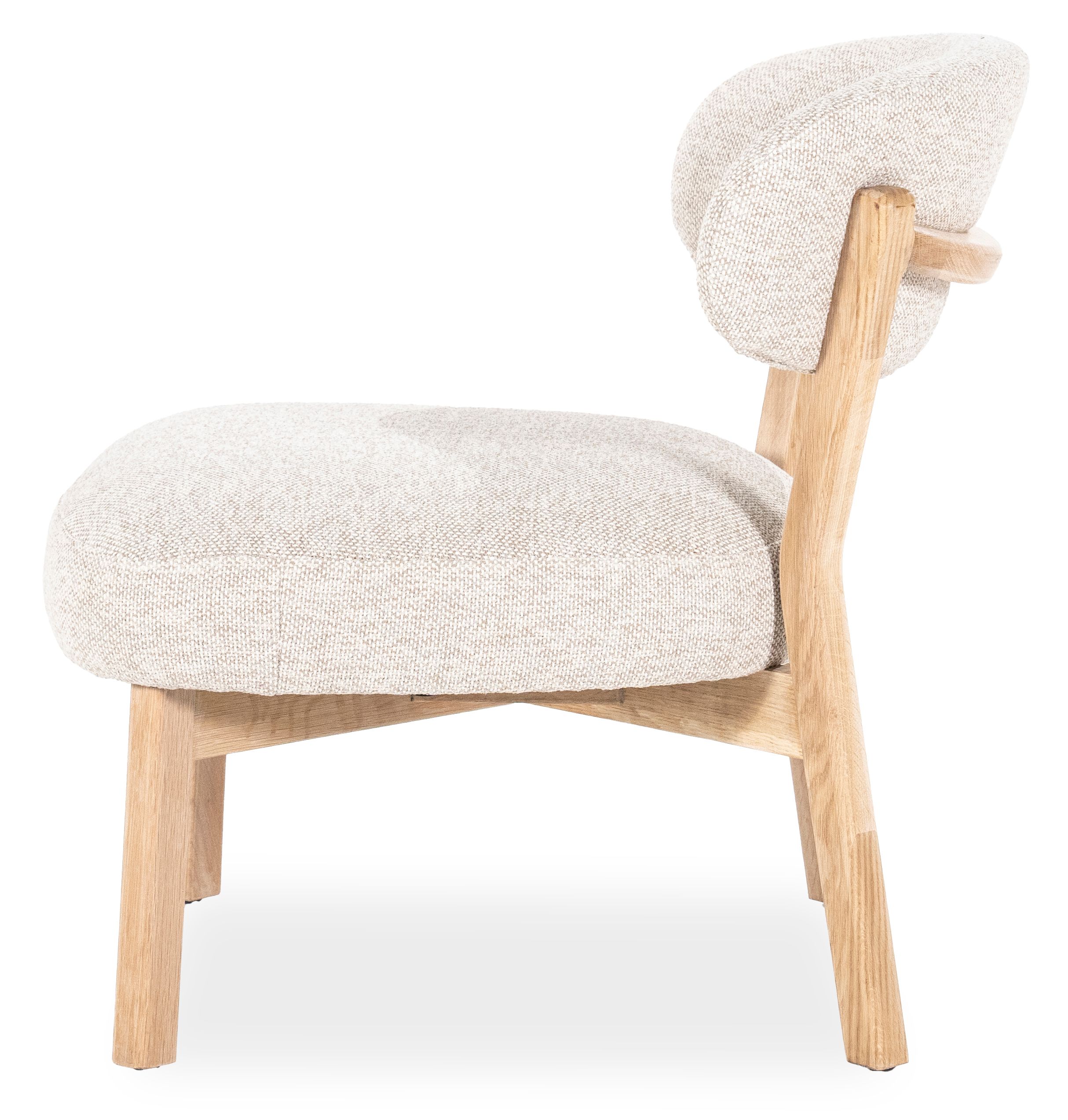 Fauteuil 96295 taupe Mikky B61 x D72.5 x H72 cm