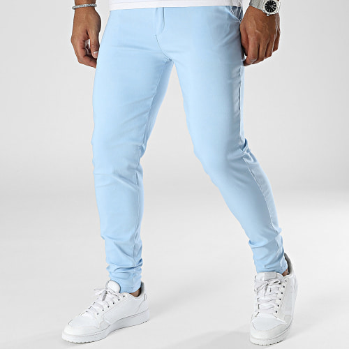 Pantalon Chino Bleu Clair