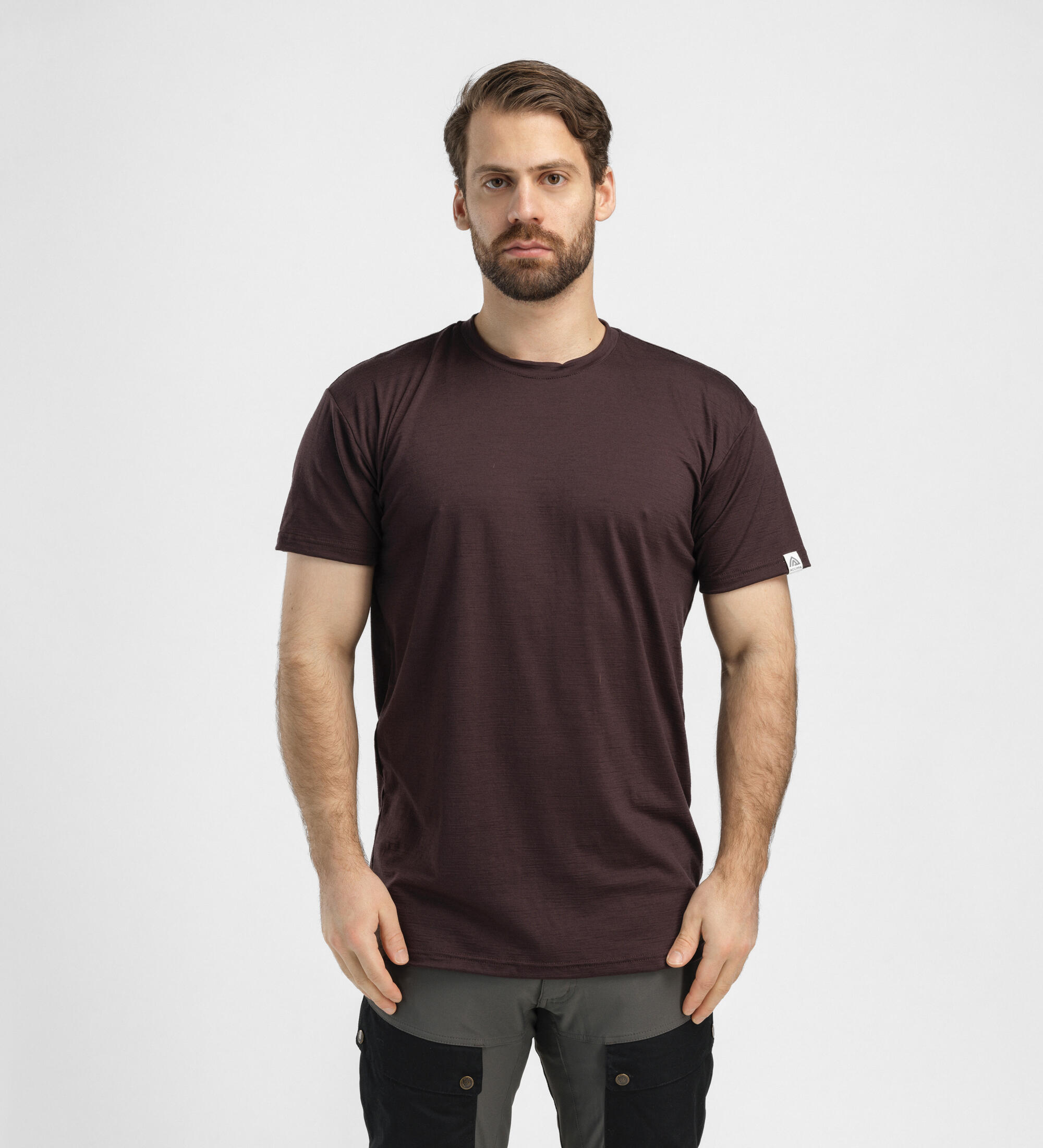 Aclima LightWool 180 Classic Tee Chocolate Plum