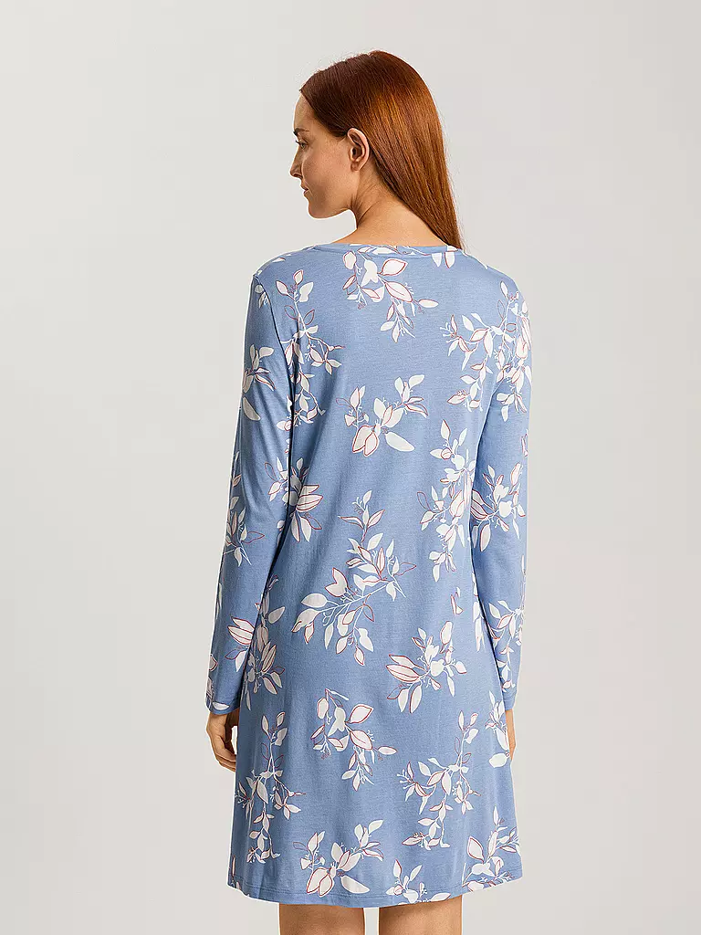 HANRO Nachthemd - Sleepshirt SLEEP&LOUNGE blau