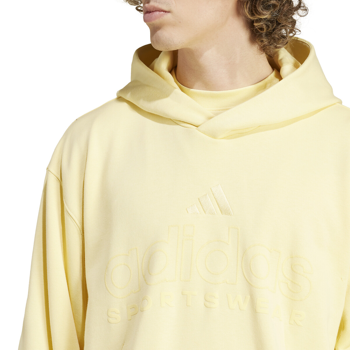 ADIDAS ROUPAS ESPORTIVAS<br>Moletom com capuz e logo tonal
