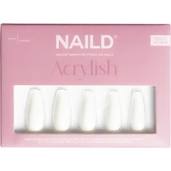 White Acrylish Extra Long