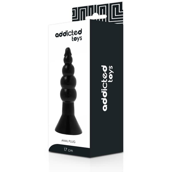 Addicted Toys - Analplugg 17 Cm Sort