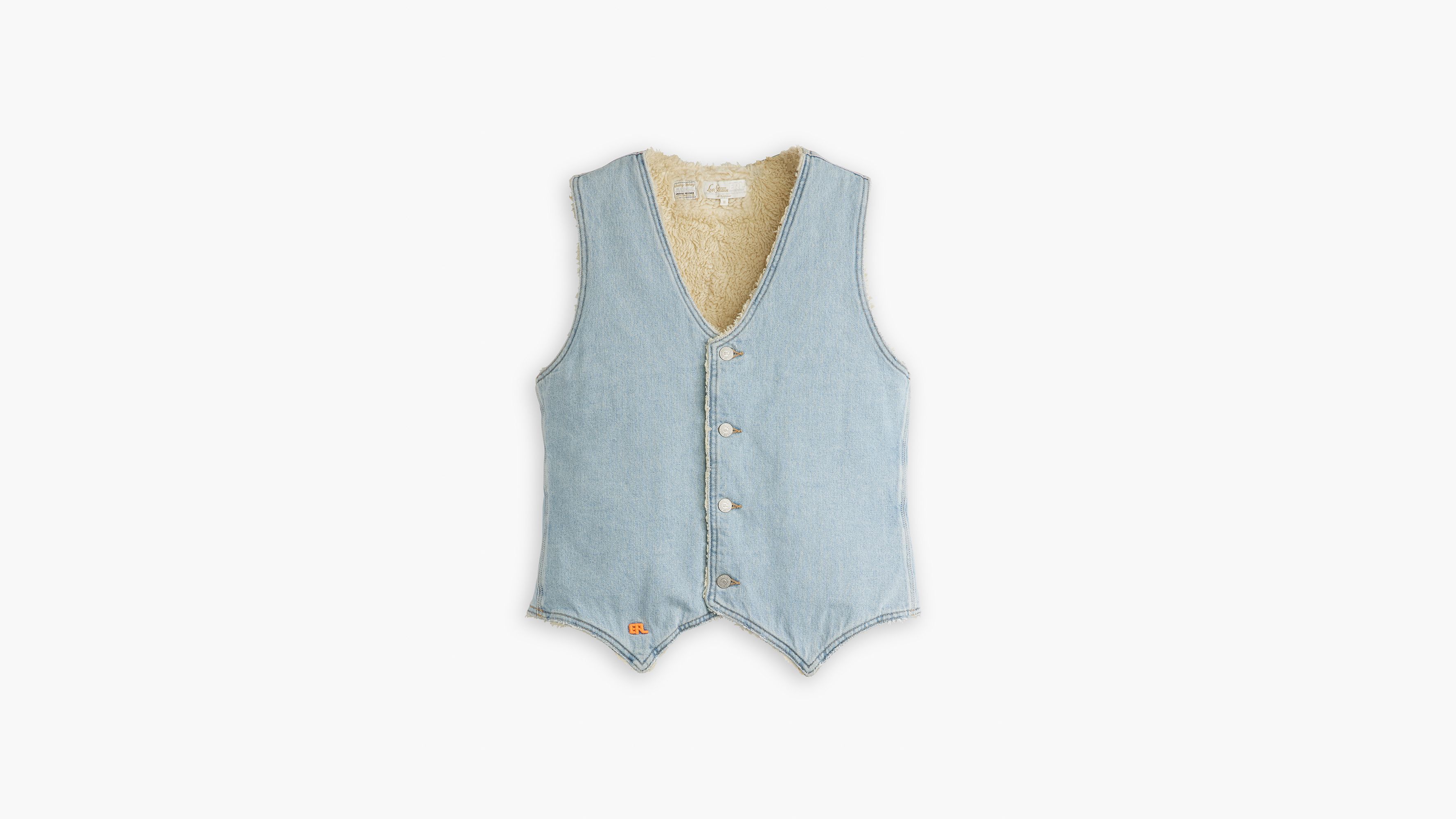 Levi's® x ERL Denim Veste sans manche Denim - Light Indigo - Bleu