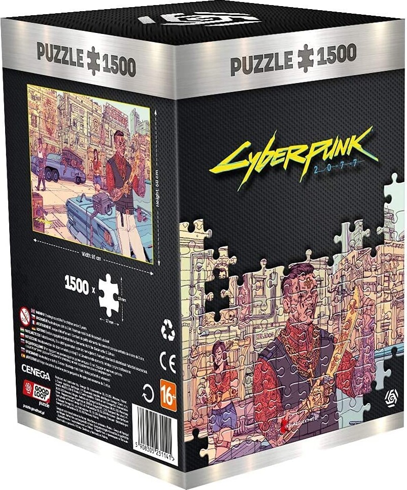 Cyberpunk 2077 Puslespil - Valentinos - 1500 Brikker - Ubisoft