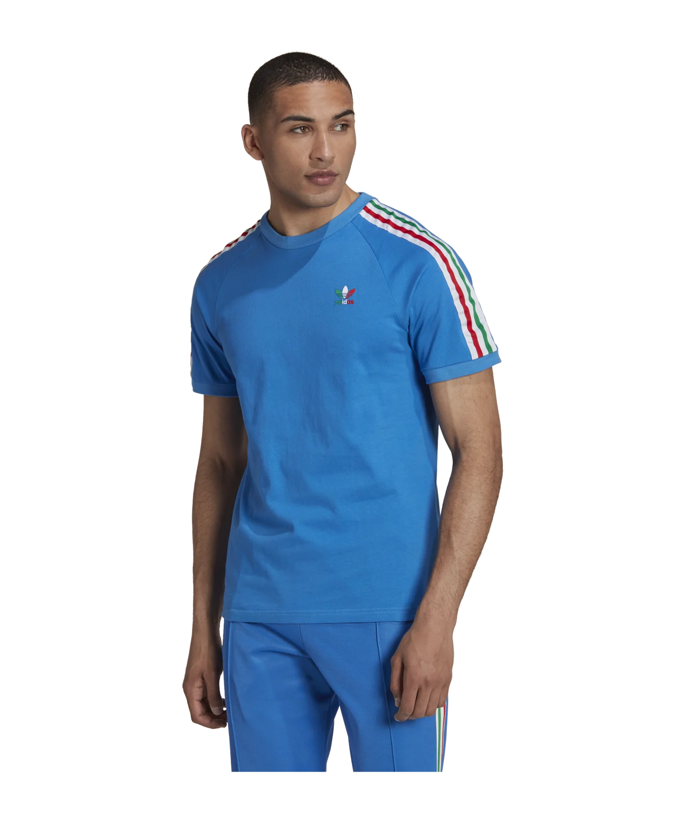 adidas Originals Nations T-Shirt Blau Grün