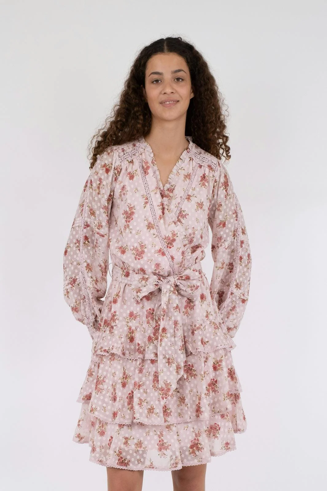 Neo Noir Ada Dreamy Rose Dress