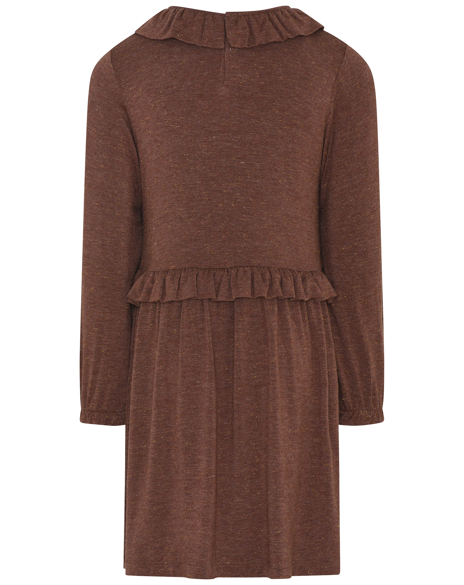 Langarm-Kleid FLEURIR in chestnut