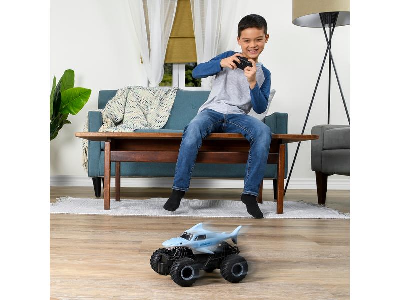 Spinmaster Spielzeug R/C Monster Jam Megalodon 1:24 Offiziell lizenzierter Monster Jam Truck