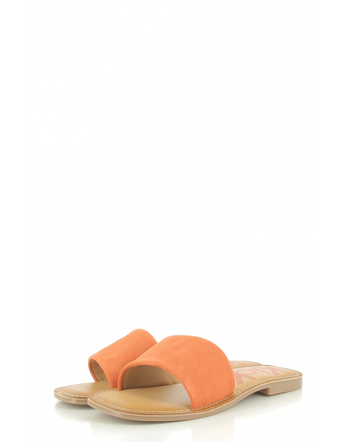 kickers mules femme kick gipsi cuir orange