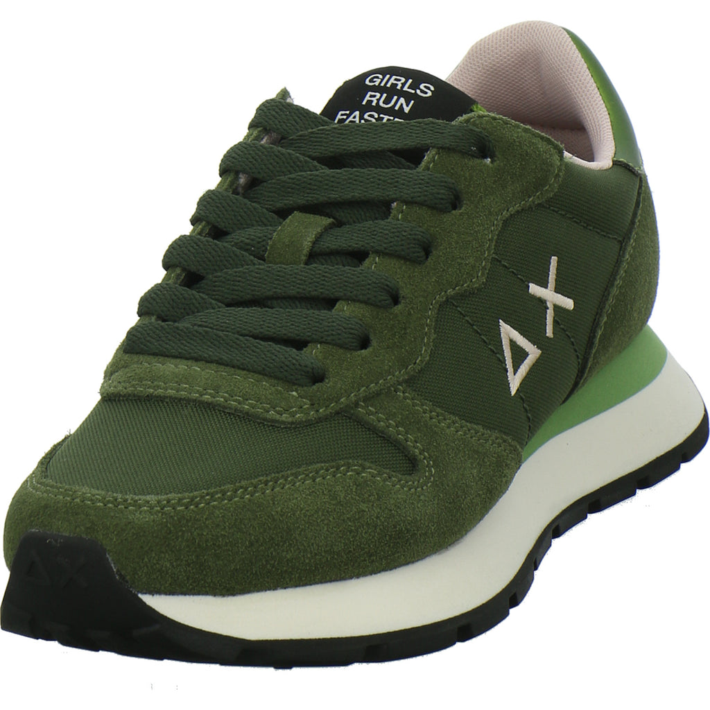 SUN68 Sneaker Damen oliv