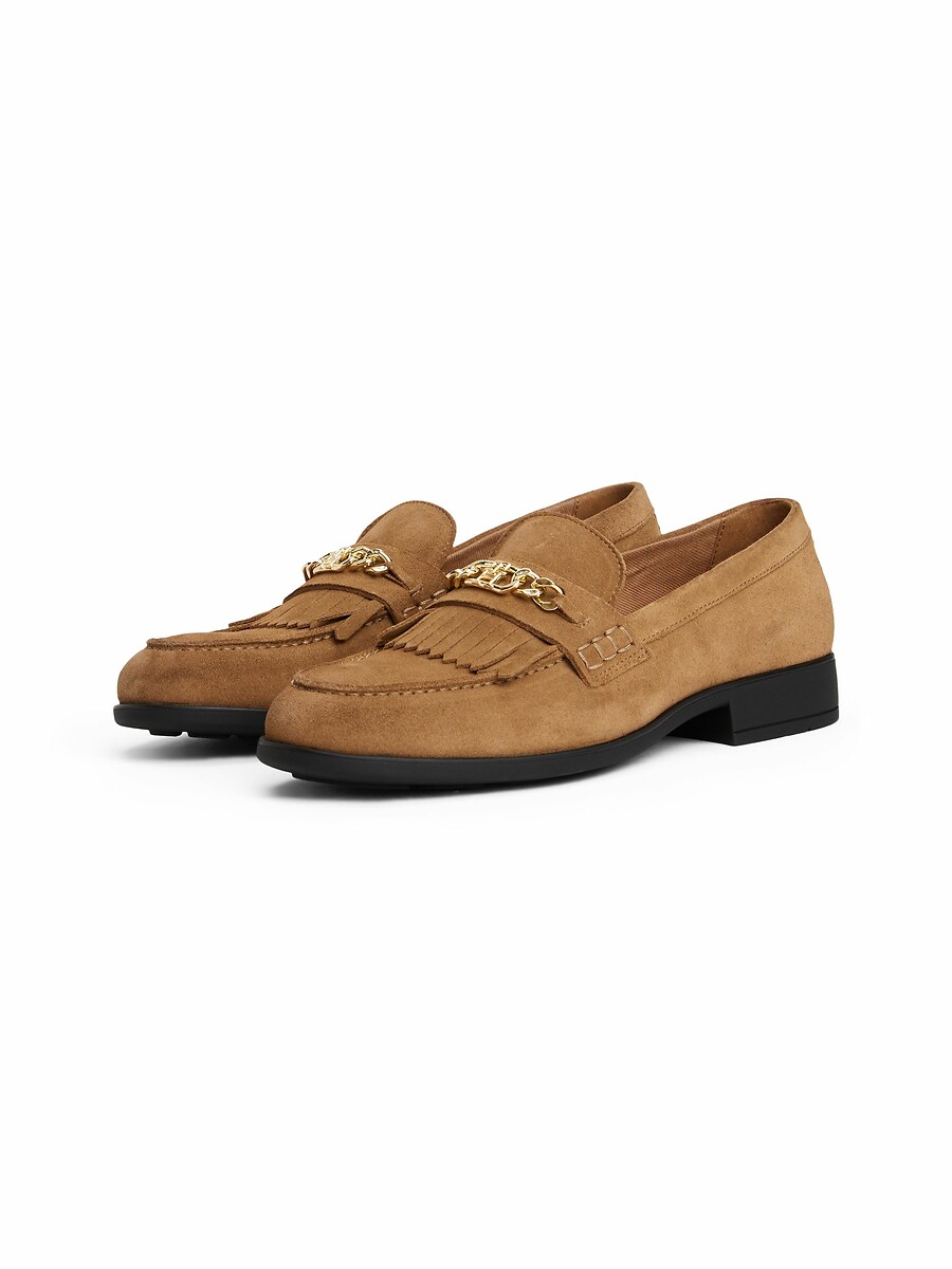TOMMY HILFIGER<br>Mocassins de camurça com franjas