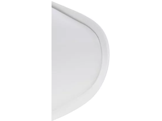 Lot de 2 Tabouret de bar - Plastique - Blanc - Gilbert