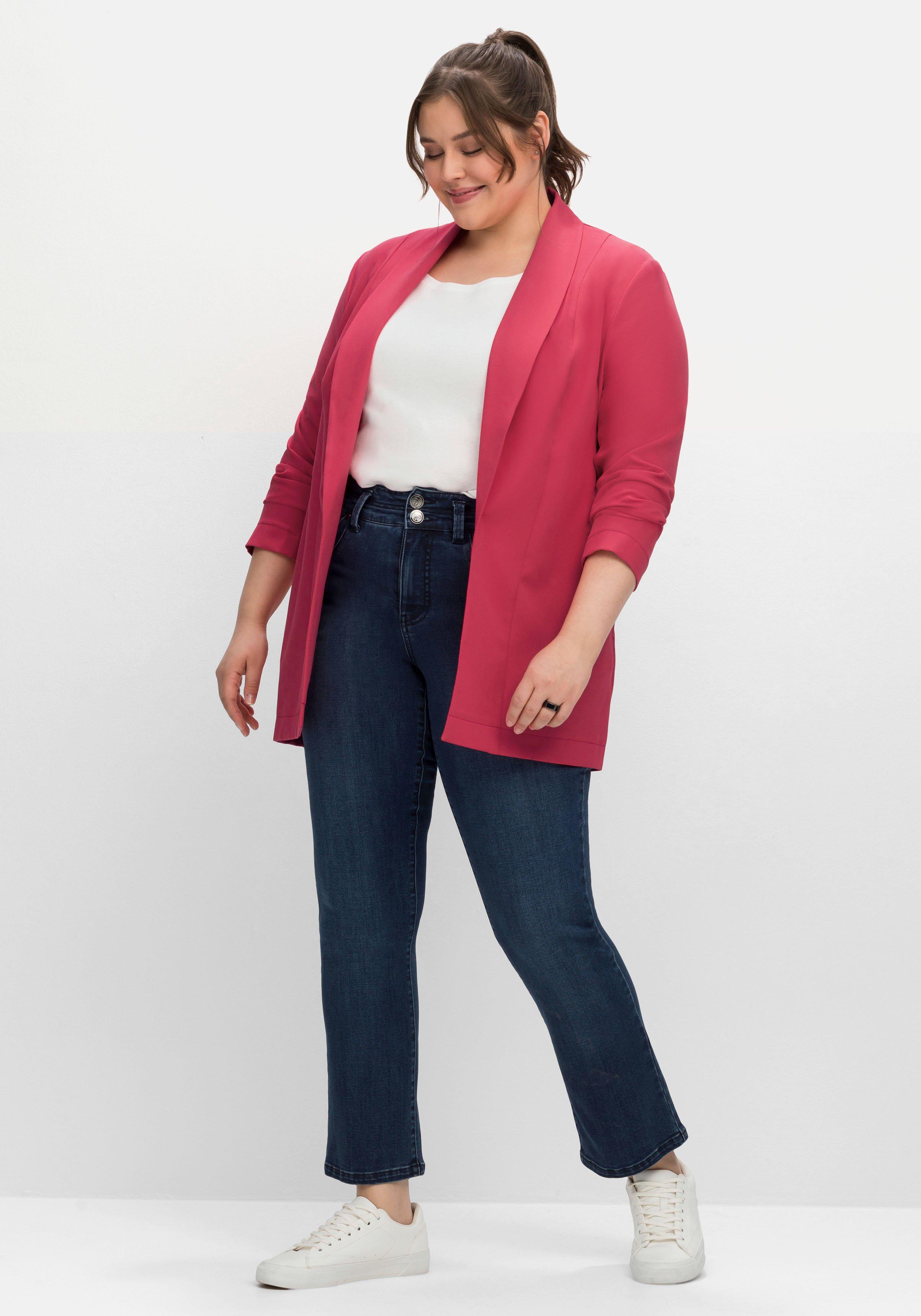 Blazer mit Schalkragen und Taschen