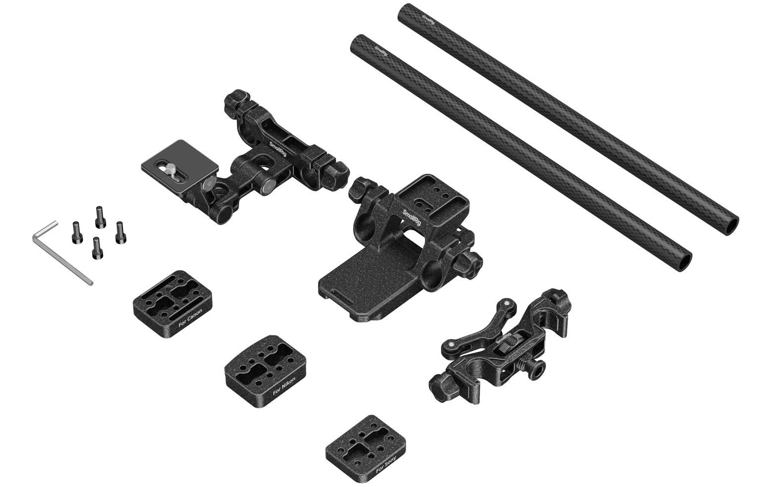 Kit für Tierfotografie Touch & Go Plate S<br>Objektivstütze für die Wildlife-Fotografie