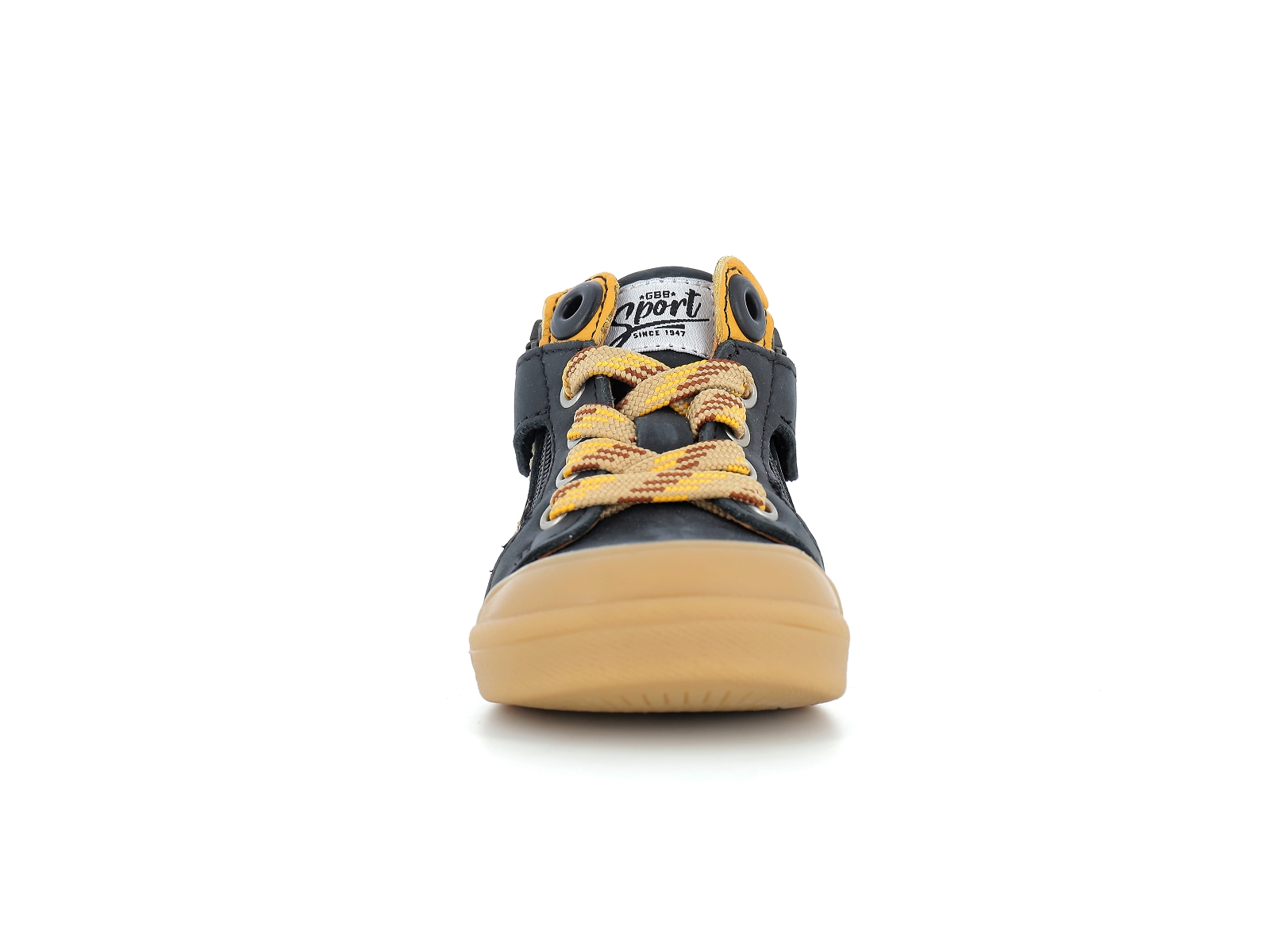 Gbb-ANATOLE AE257 NOIR Matières combinées Noir Jaune