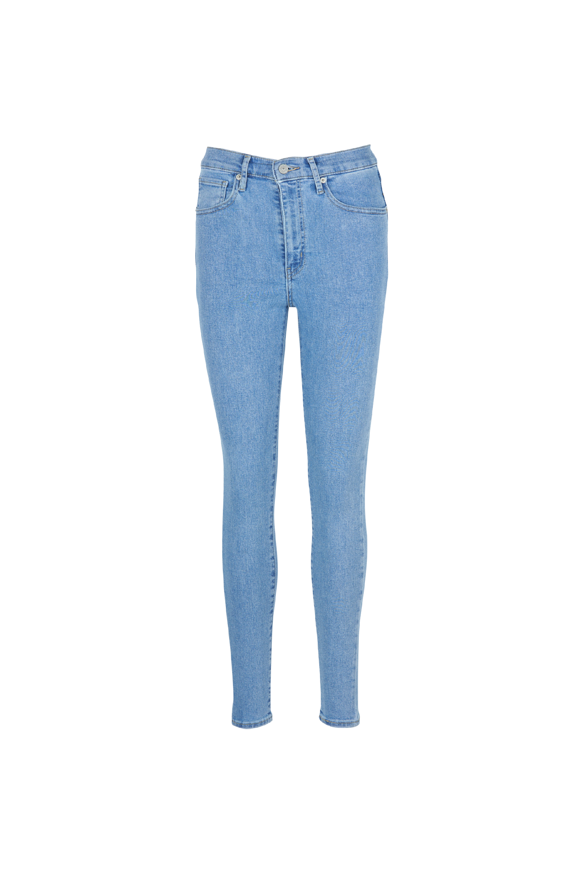 LEVI'S Jean skinny taille haute en coton mélangé MILE HIGH SUPER SKINNY Bleu
