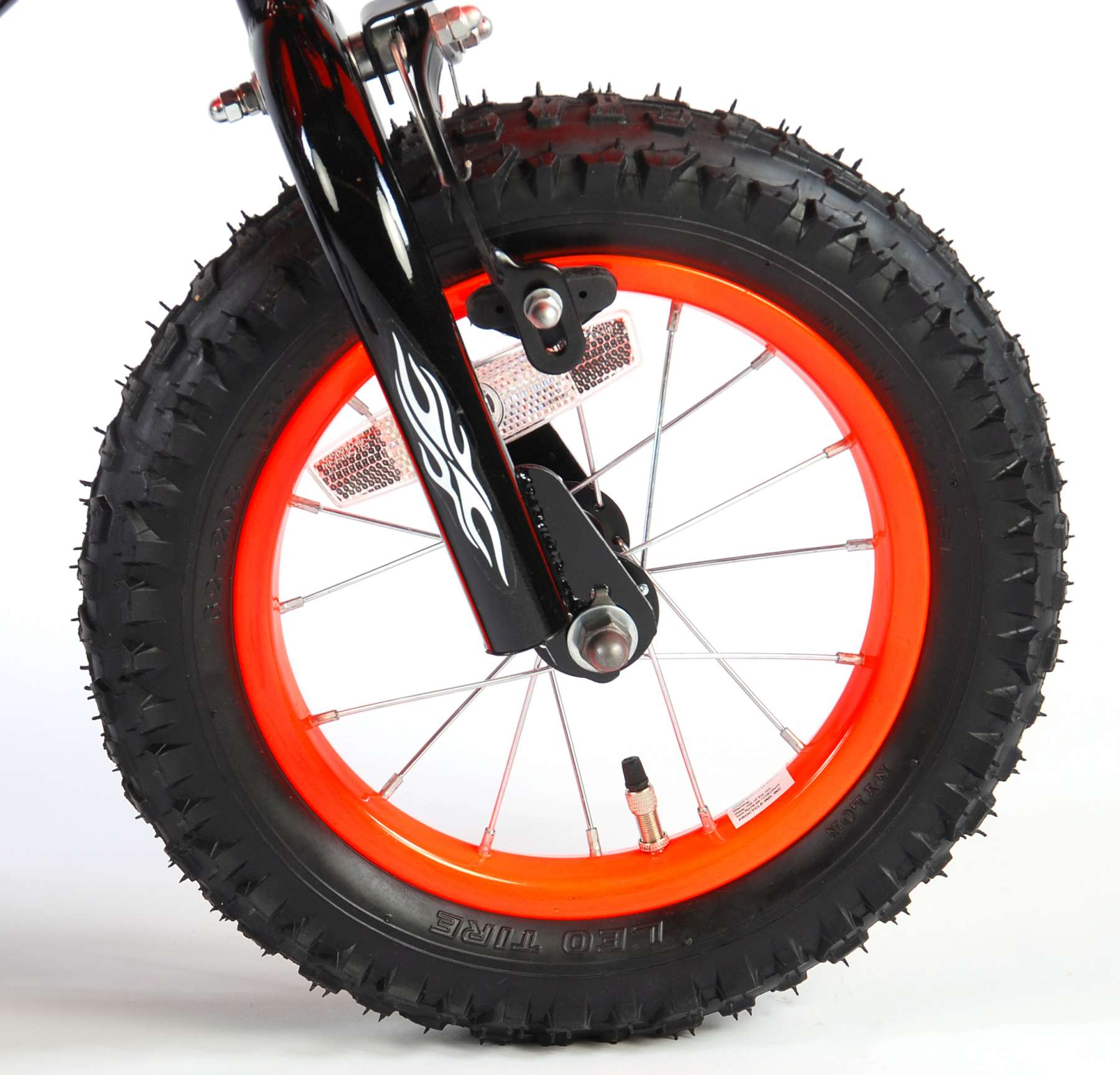 TPFSports Motorrad Kinderfahrrad - Jungen - 12 Zoll - 2 Handbremsen - Grün