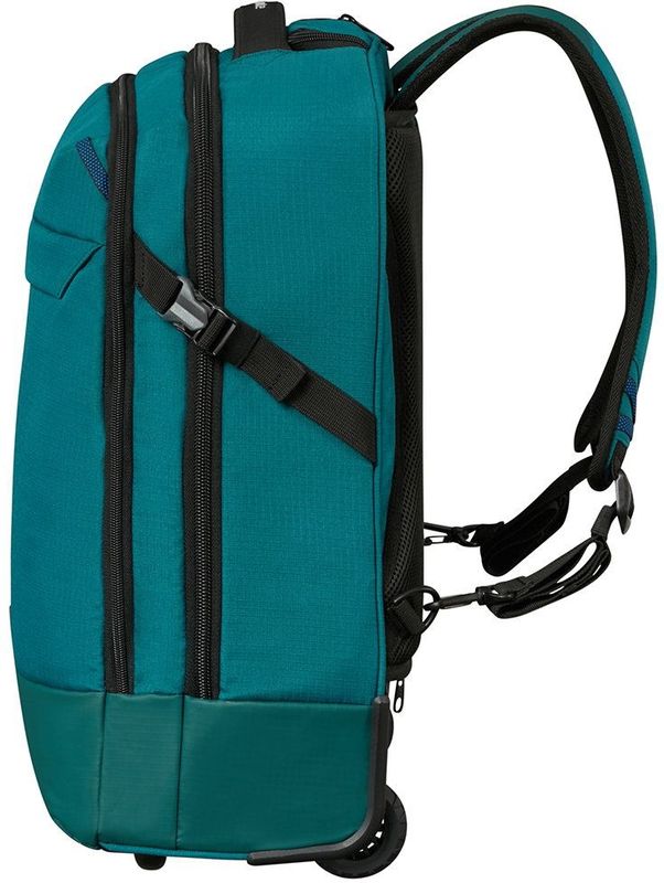 Roadseeker - Laptoptas op Wielen - Deep Teal - Polyester - 38 L