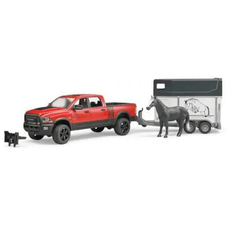 BRUDER® RAM 2500 Power Wagon mit Pferdeanhänger und Pferd