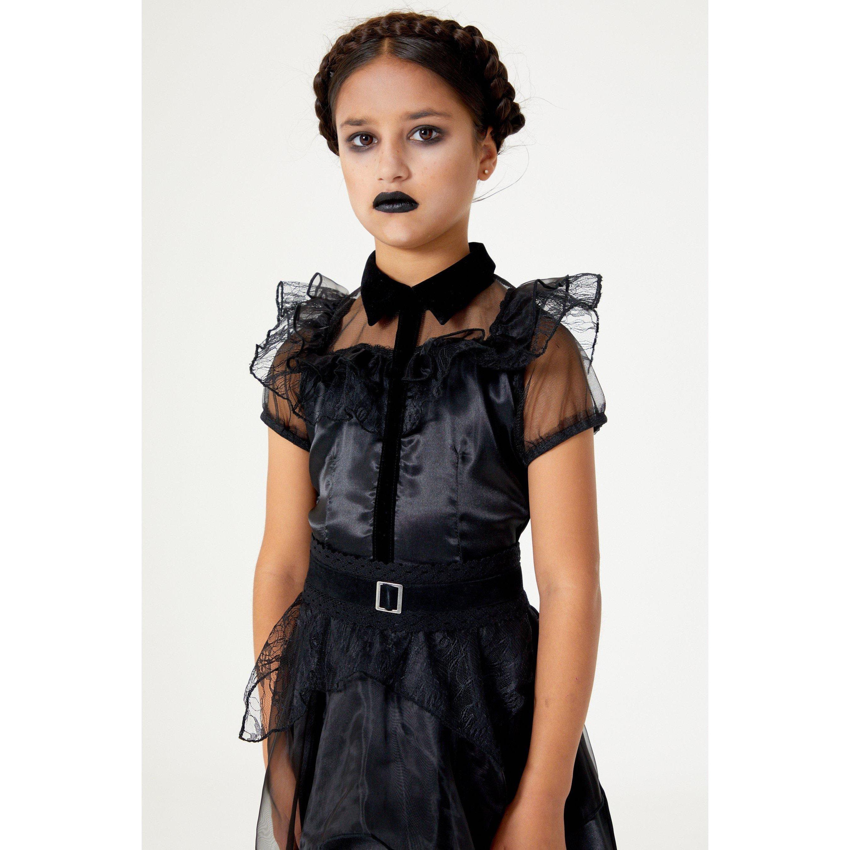 Character Studio Girls Wednesday Prom Dress Up Costume