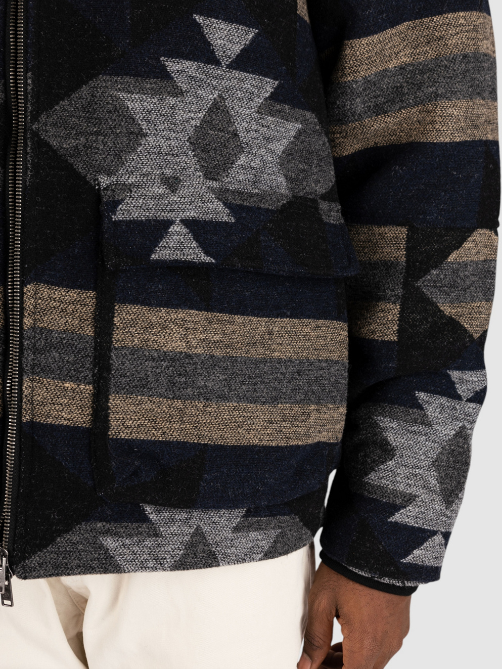 Anerkjendt Akbruce Wool Jacket sky captain