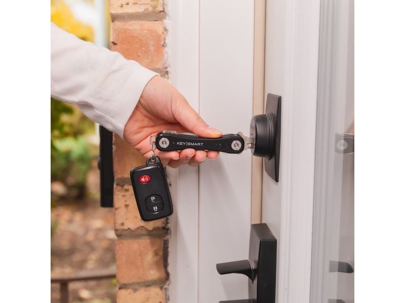 Keysmart iPro, Schwarz Smart Key Organizer, der mit der Apple Find My App funktioniert