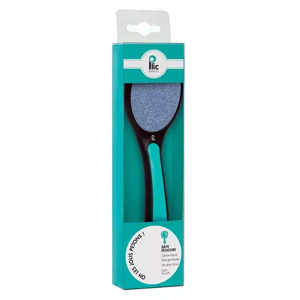 Lixa de pés de cerâmica Plic Beauty, azul
