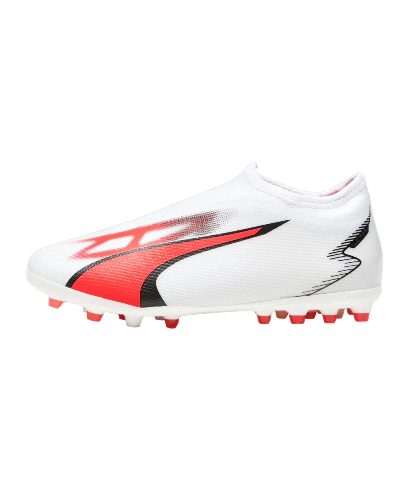 PUMA ULTRA Match LL MG Breakthrough Jr Kids Weiss Rot F01