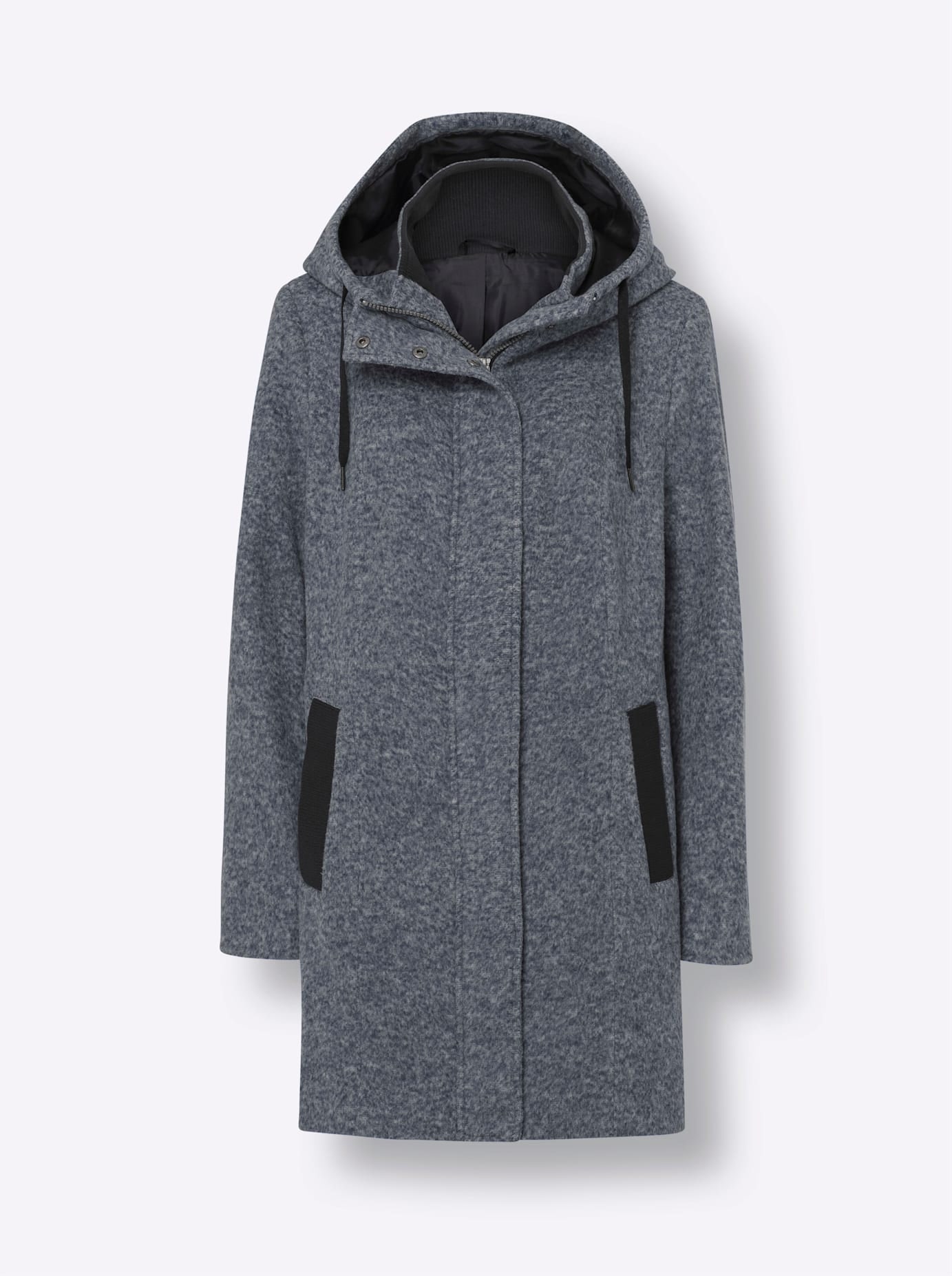 Classic Basics Langjacke mit Kapuze