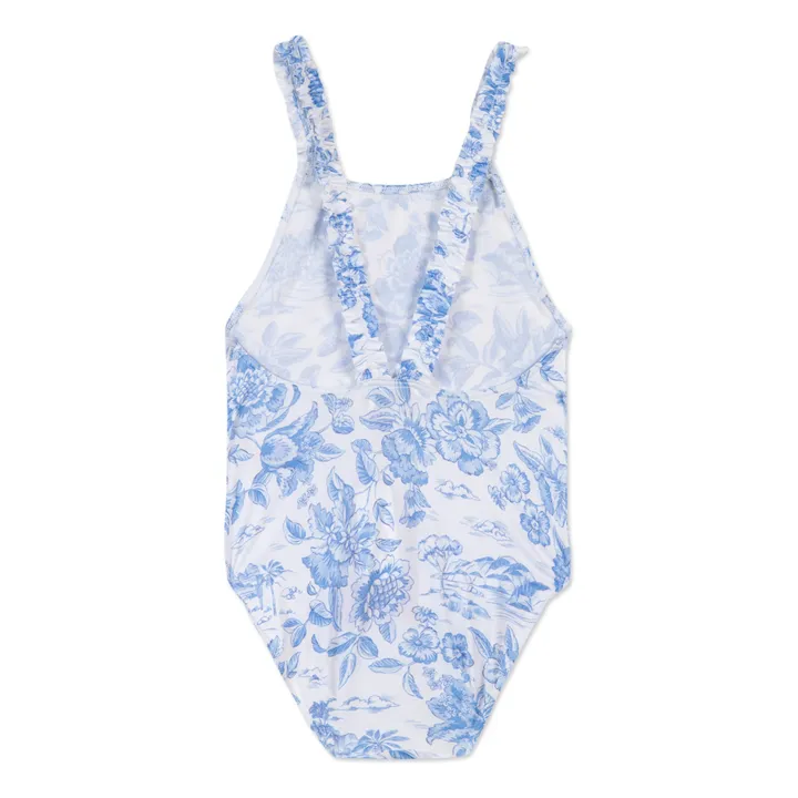 Tartine et Chocolat Maillot 1 pièce à Fleurs | Bleu