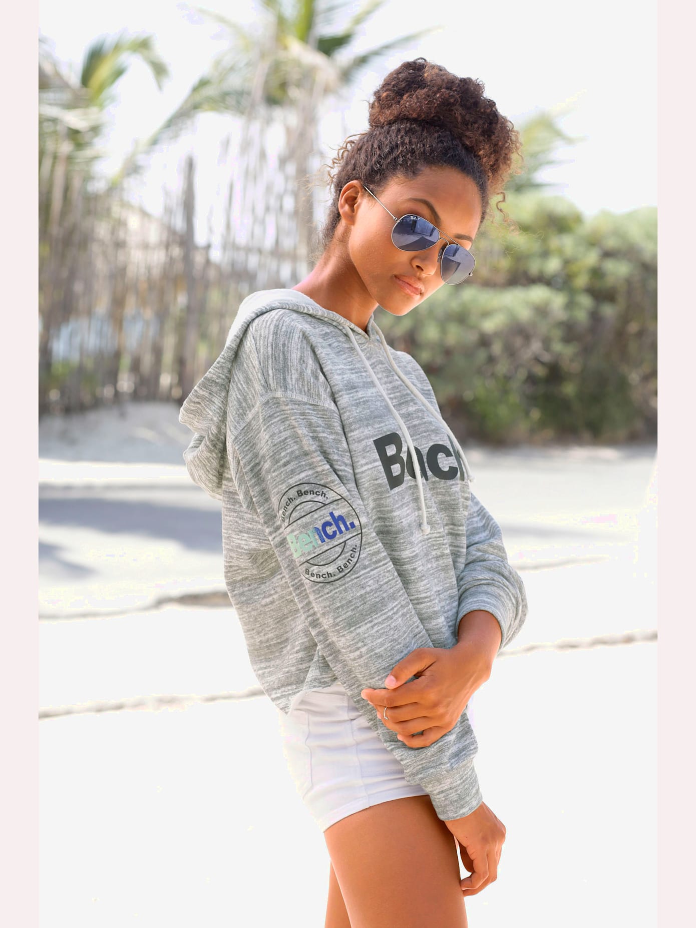 Mini-short en jean coupe brésilienne