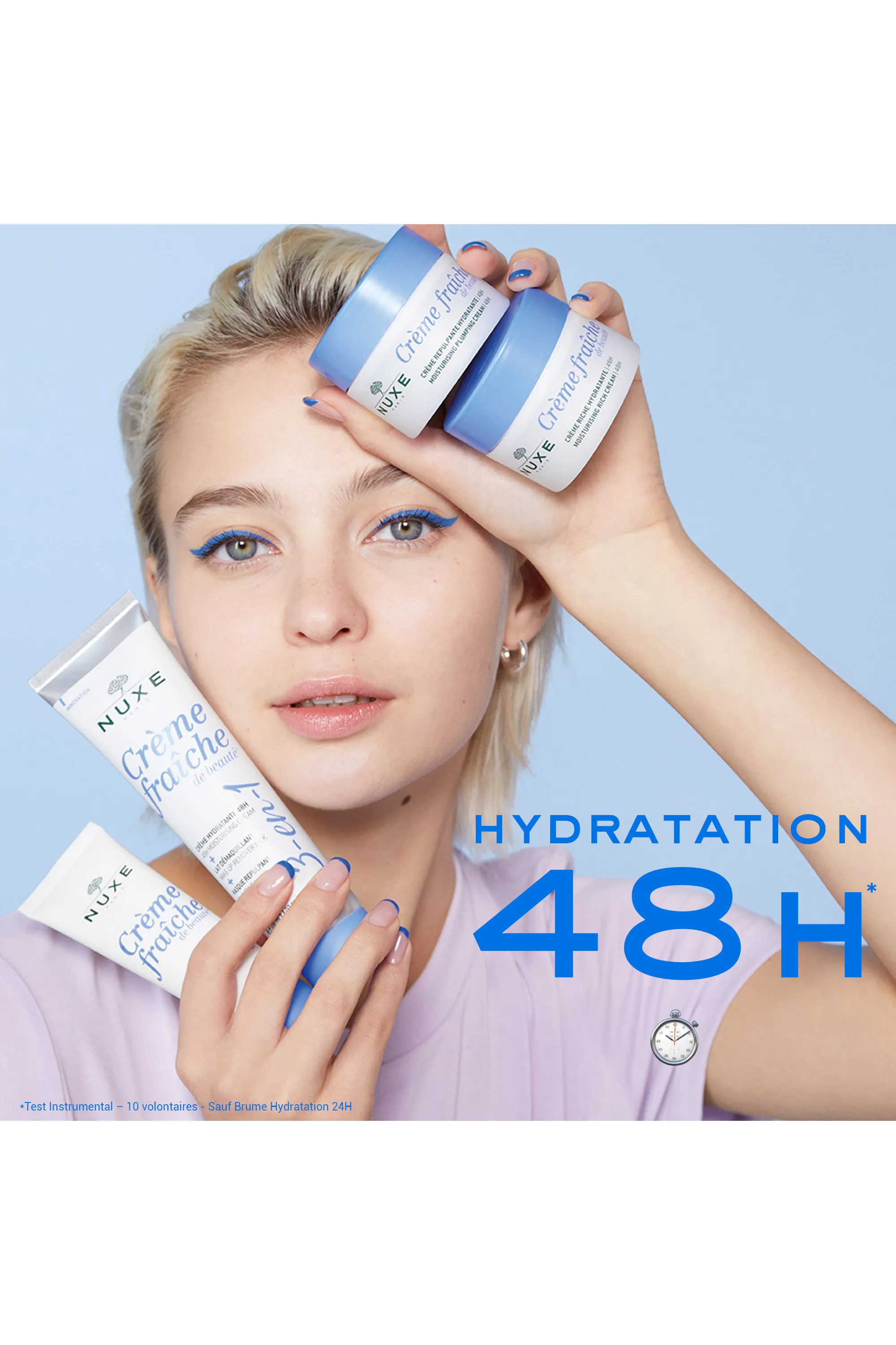 Nuxe Crème repulpante hydratante 48h Crème fraîche de beauté-30 ml