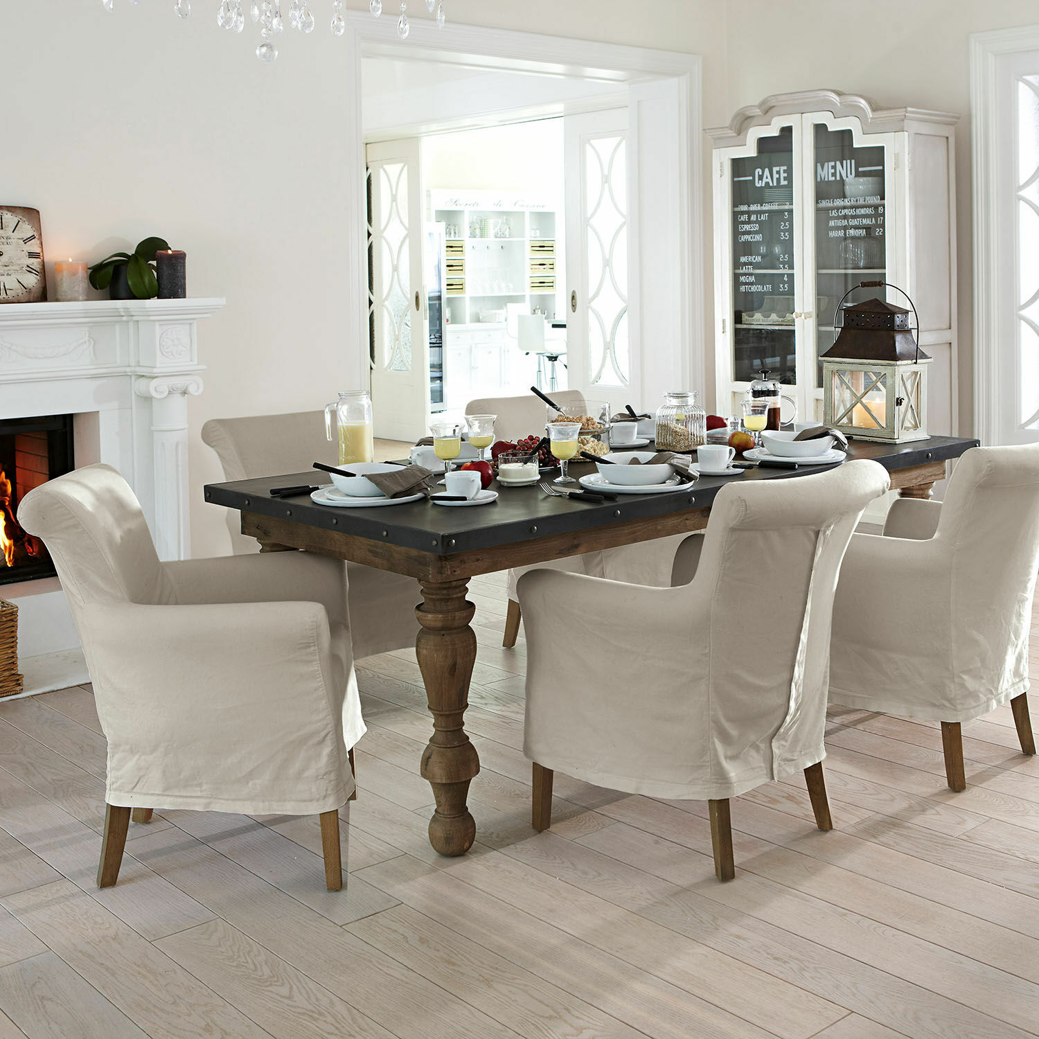 Stuhlhusse Valeria beige