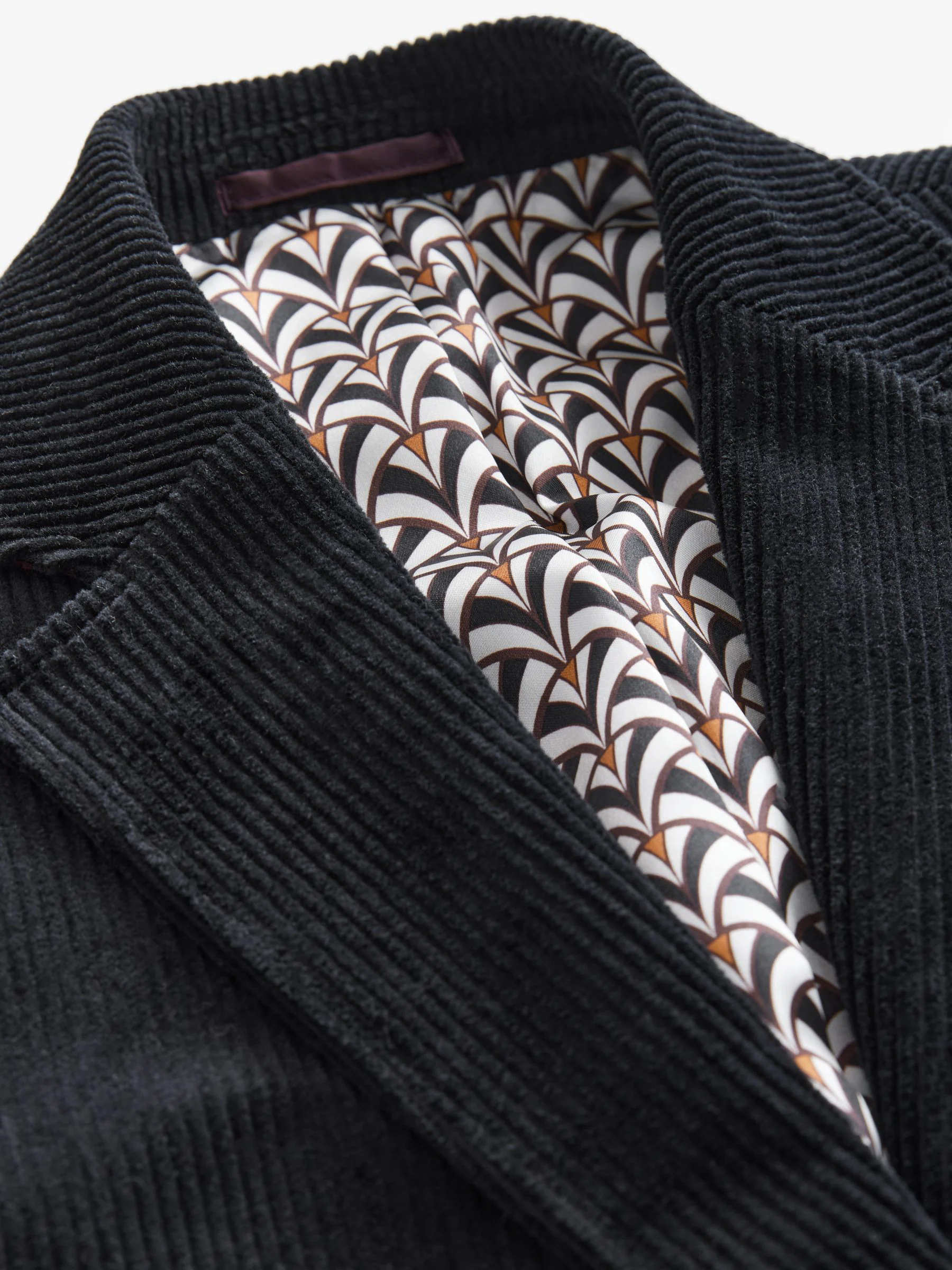 Zwart - Corduroy blazer