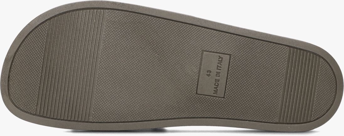 groene woolrich badslippers slide sandal