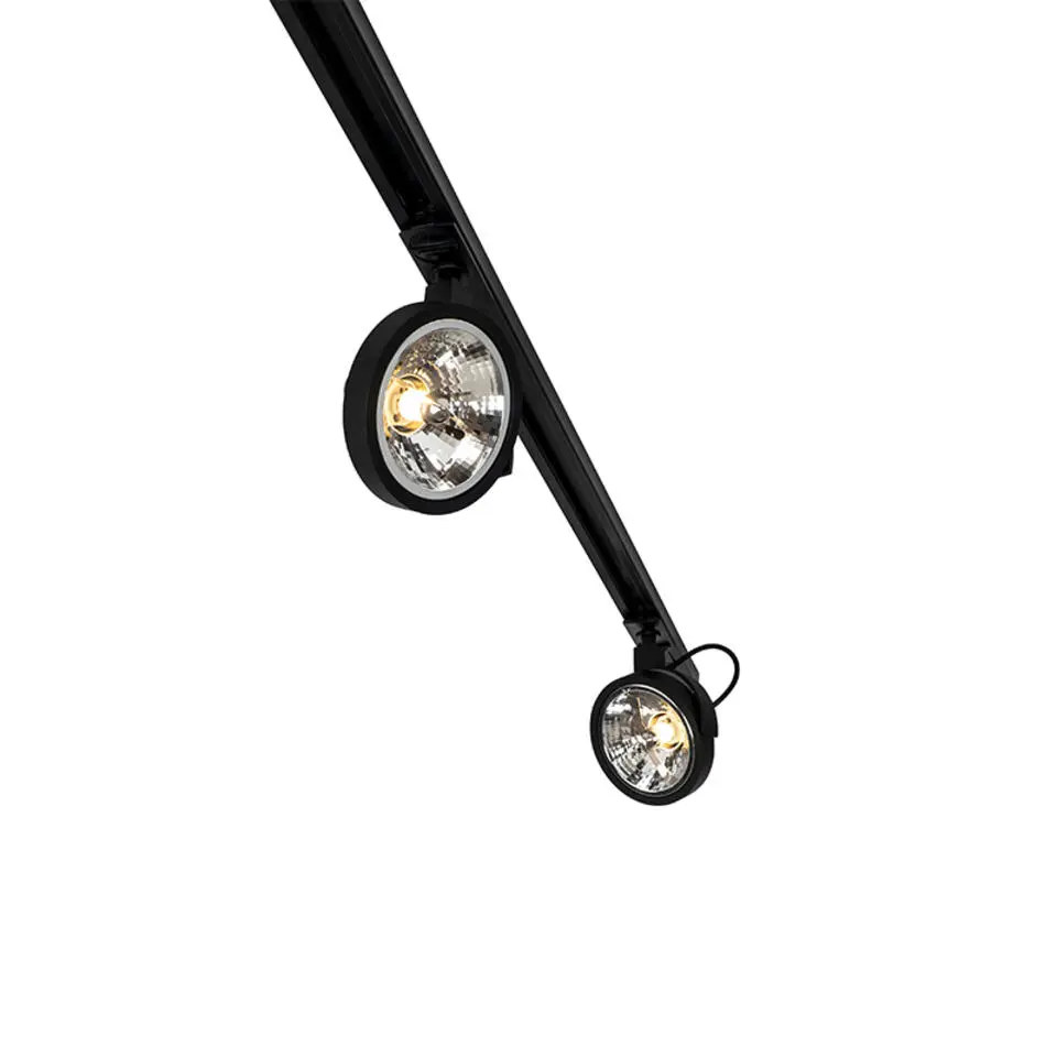 Qazqa opbouwspots iconic go zwart g9