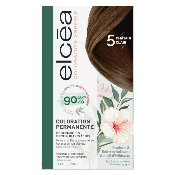 Elcea Coloration Permanente Chatain Clair N5