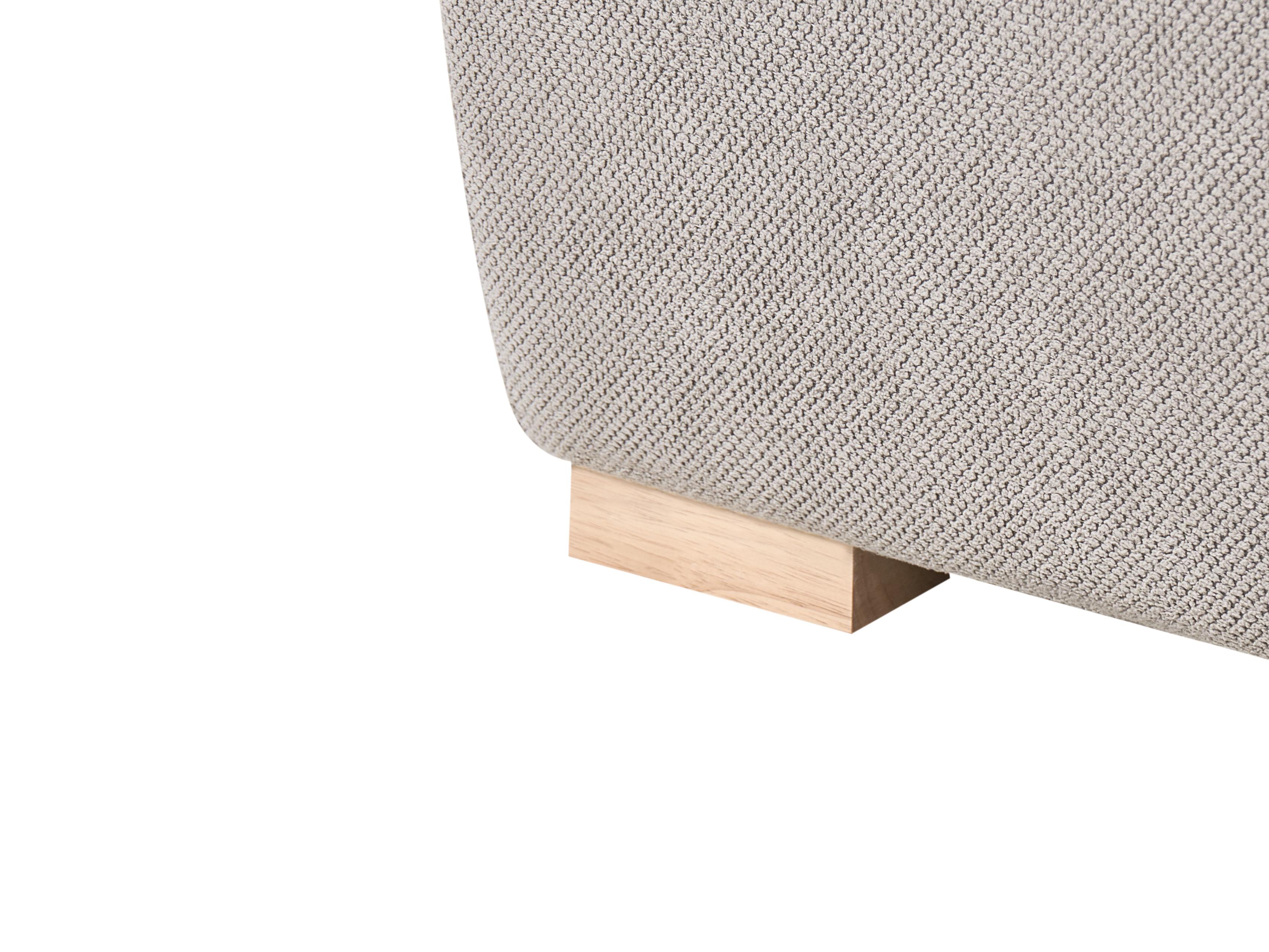 Chaise longue NERBO Stof Grijs