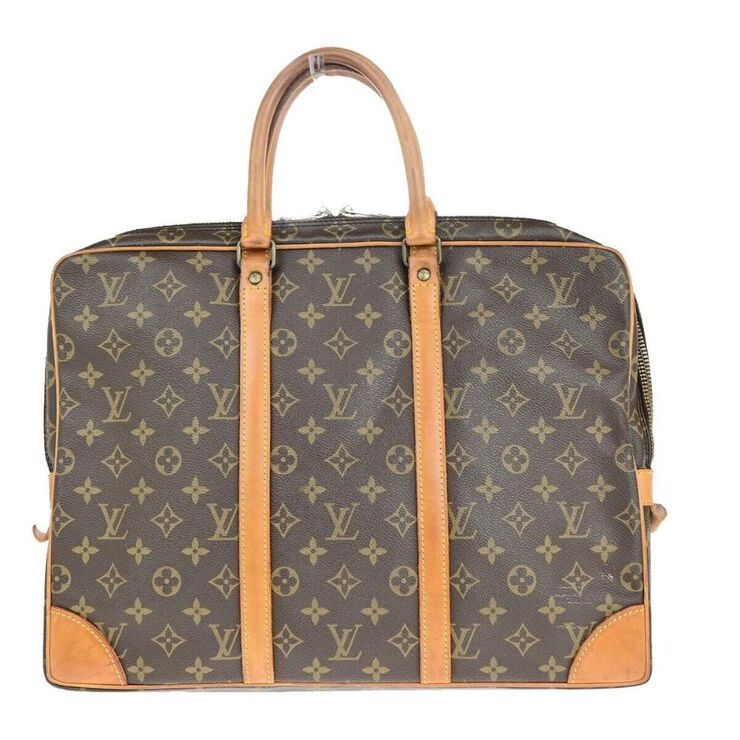 Louis Vuitton Vintage Louis Vuitton Porte Documents Voyage Brown