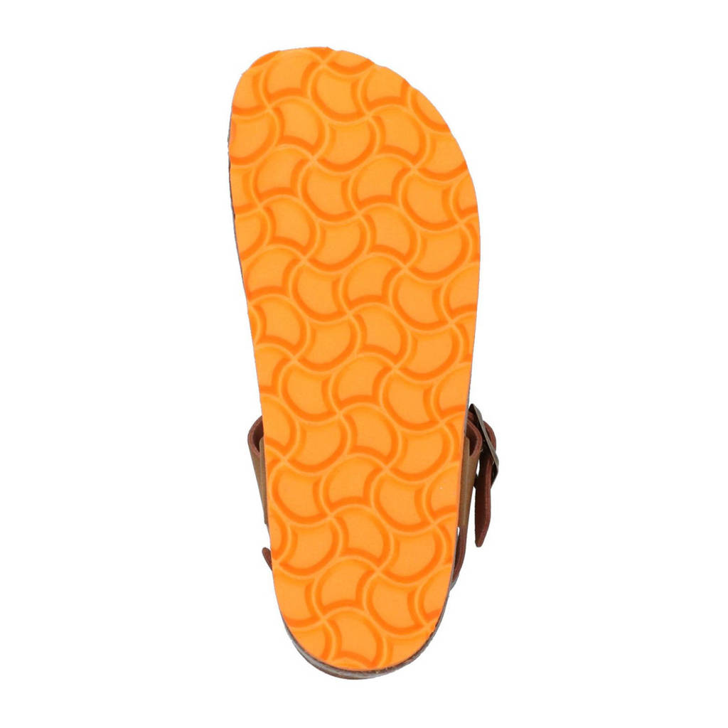 Braqeez Sammy Spainsandalen cognac