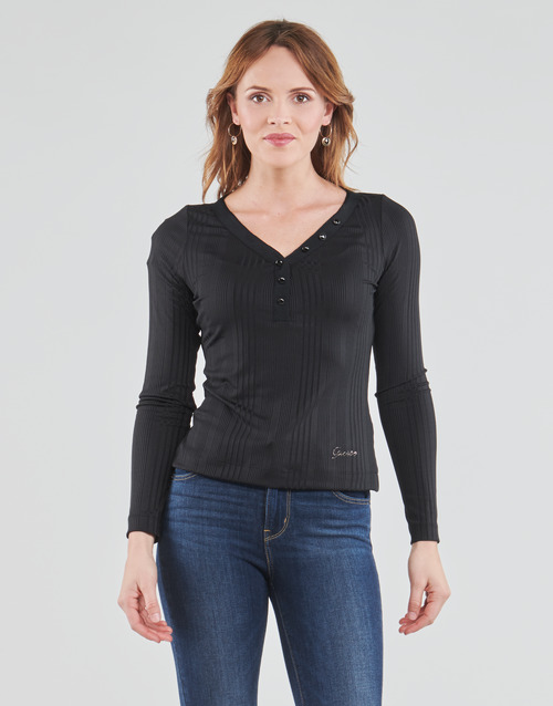 Guess - LS URSULA TOP - Noir